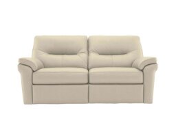 G Plan - Seattle 2.5 Seater Leather Power Recliner Sofa - Cambridge Stone