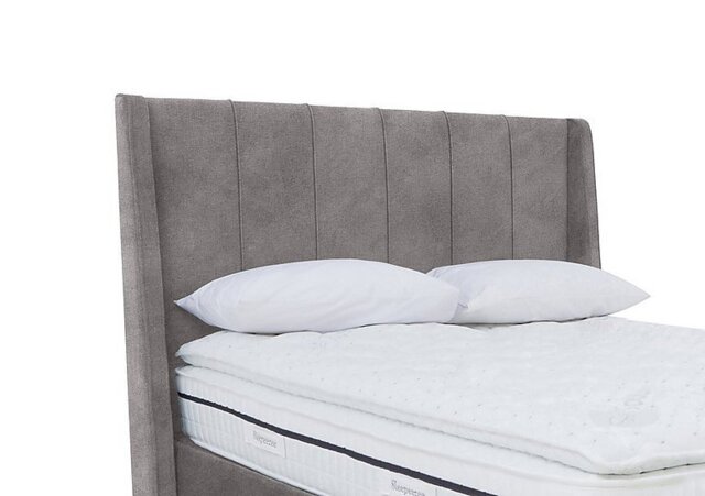 Artisan Collection Akira High Floor Standing Headboard - Double - Dapple Sterling
