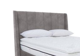 Artisan Collection Akira High Floor Standing Headboard - Double - Dapple Sterling