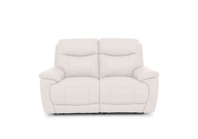 Sloane 2 Seater Leather Sofa - Cotton