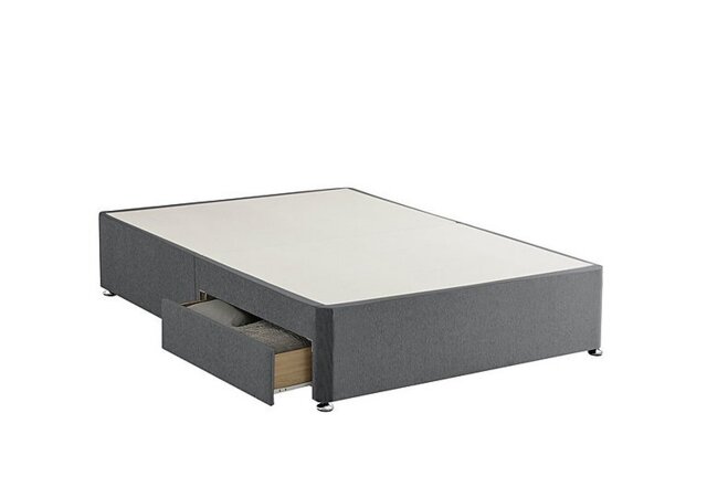 Silentnight - Divan Base - Super King - Luxury Sterling Silver