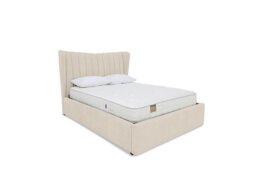 Highgrove - Bourne Electric Ottoman Bed Frame - Super King - Plush Ecru