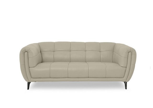 Ideal Home - Sienna Leather Large 2 Seater Sofa - Bone China Cat - Sofas and Armchairs - In Time for Christmas