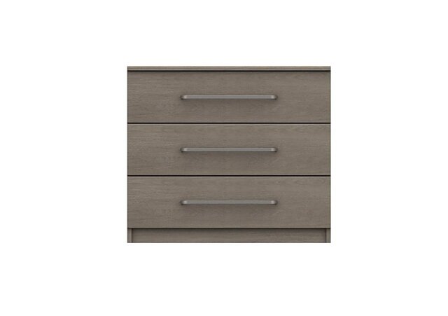 London Bedroomsfriars 3 Drawer Chest - Beige Grey Oak