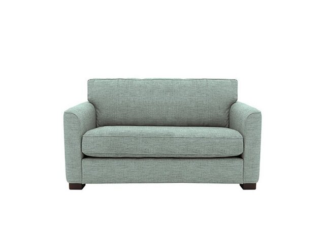 Elora Fabric Snuggler Chair - Kento Aqua