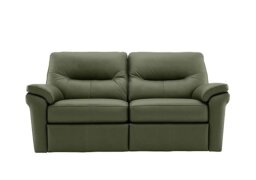 G Plan - Seattle 2.5 Seater Leather Power Recliner Sofa with Power Lumbar and Heated Seats