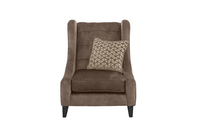 Mariah Fabric Accent Armchair - Dapple Chocolate