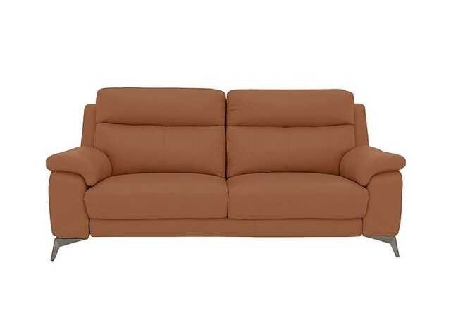 World of Leather - Missouri 3 Seater NC Leather Sofa - Pecan Brown