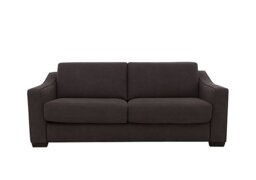 Optimus Space Saving Fabric Sofa Bed with Memory Foam Mattress - Dark Grey
