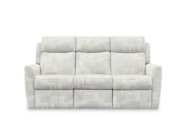 G Plan - Wren 3 Seater Fabric Recliner Sofa with Headrests and Power Lumbar - Lydia Blush