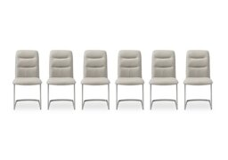 Cashmere Set of 6 Dining Chairs - Taupe