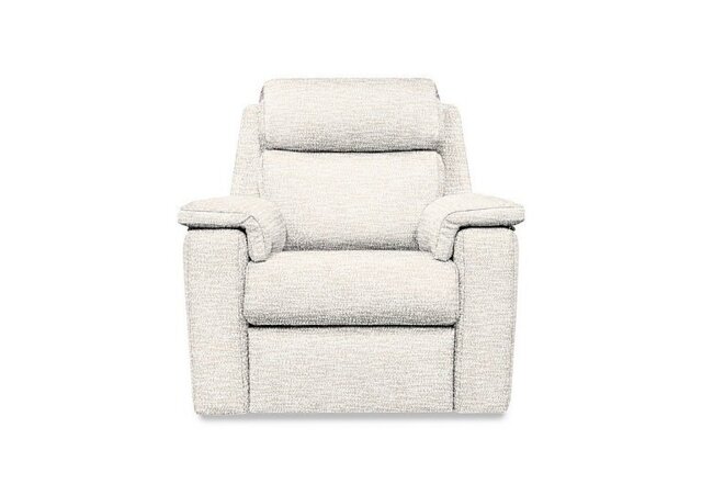 G Plan - Thornbury Fabric Chair with Manual Recliner - Rush Cream