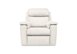 G Plan - Thornbury Fabric Chair with Manual Recliner - Rush Cream
