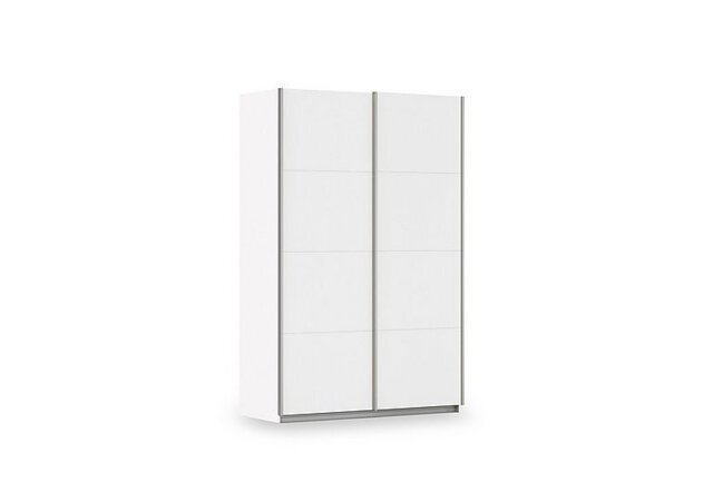 Rauch - Impulse 136cm 2 Door Décor Slider Wardrobe - Alpine White