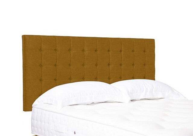 Artisan Collection Dot Standard Strutted Headboard - Single - Plush Corn