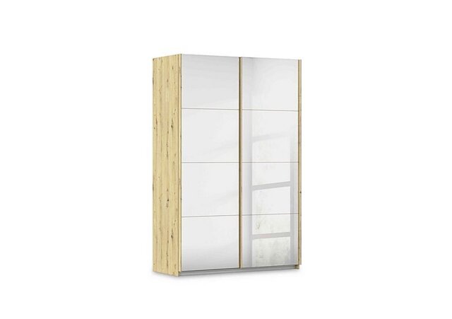 Rauch - Freja 136cm 2 Door Sliding Mirror Wardrobe
