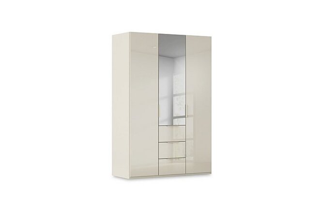 Rauch - Haven 151cm 3 Door Combi Wardrobe with 2 Glass Doors and 1 Mirror Door