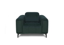 Elphaba Fabric Recliner Chair with Power Recliner with Storage Arms - Bottle Green