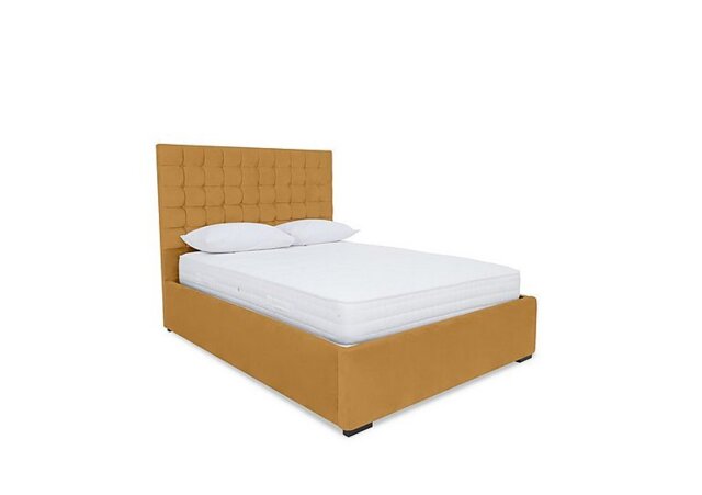 Sleep Story - Dice Electric Ottoman Bed Frame - King Size - Plush Corn