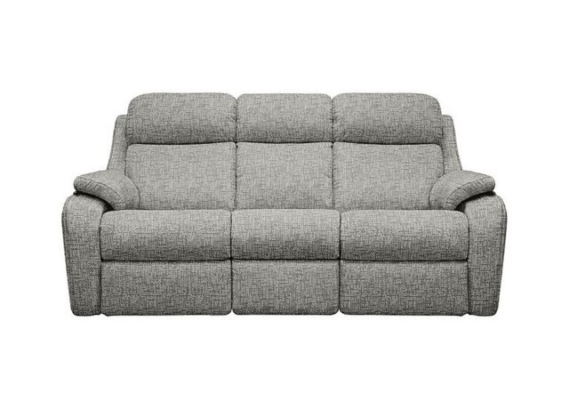 G Plan - Kingsbury 3 Seater Fabric Sofa - No Recliner - Remco Light Grey