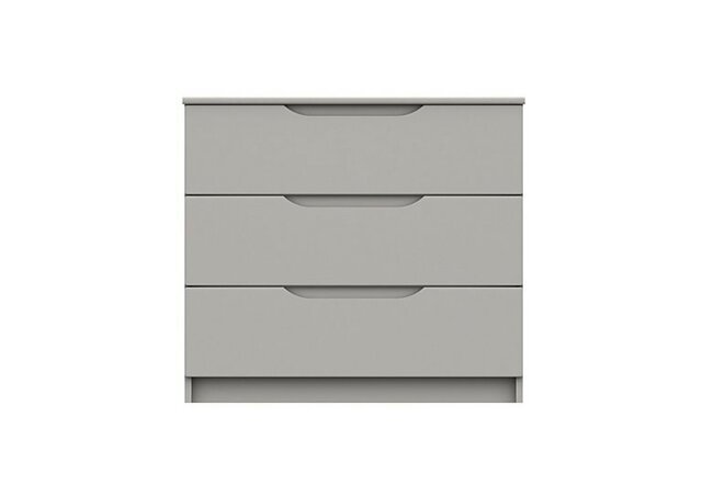 London Bedrooms - St Pancras 3 Drawer Chest - Light Grey