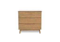 Stockholm 3 Drawer Chest - Light Oak