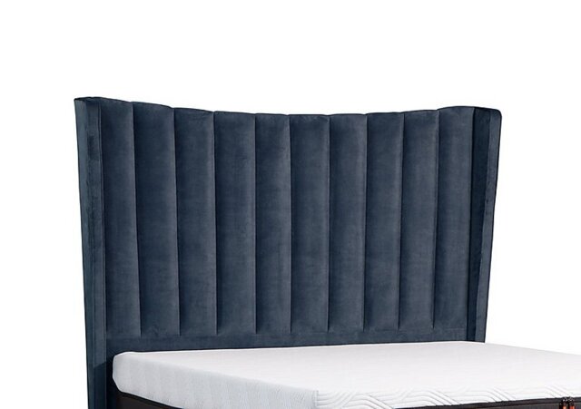 TEMPUR - Suffolk Orford Floor Standing Headboard - Double - Dark Blue