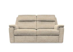 G Plan - Thornbury 3 Seater Fabric Sofa with Manual Recliner - Kampala Beige
