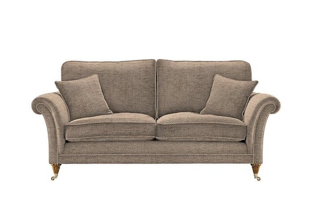 Parker Knoll - Burghley Large 2 Seater Fabric Sofa - Dobby Sand