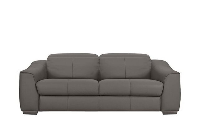 World of Leather - Xavier 3 Seater BV Leather Sofa - BV Elephant
