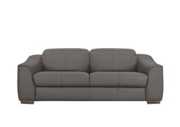 World of Leather - Xavier 3 Seater BV Leather Sofa - BV Elephant