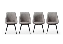 Crete Set of 4 Swivel Dining Chair