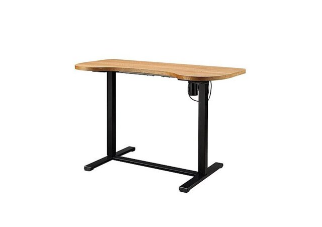 Clarke Height-Adjustable Desk - Oak