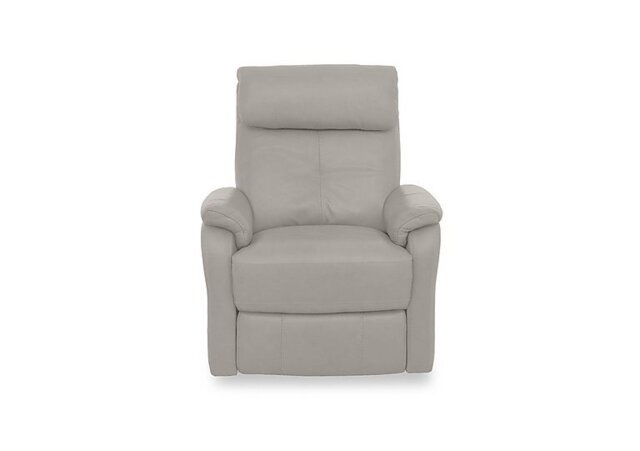 World of Leather - Compact Collection Titch BV Leather Chair - Silver Grey