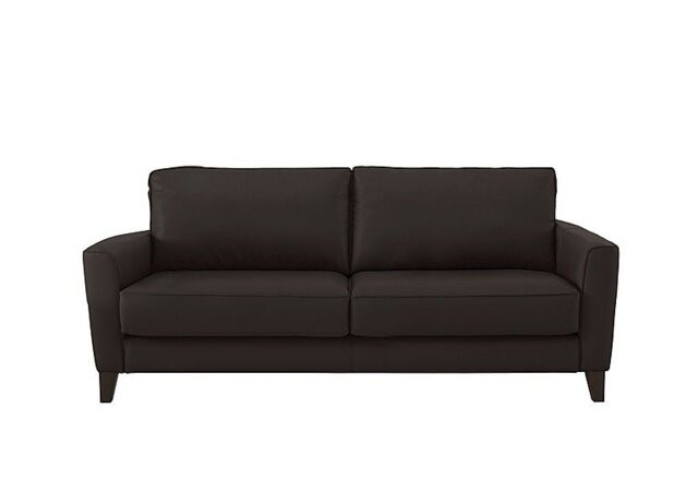 World of Leather - Brondby 3 Seater BV Leather Sofa - Dark Chocolate