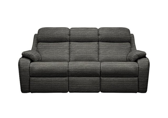 G Plan - Kingsbury 3 Seater Fabric Power Battery Recliner Sofa with Power Headrests - Victoria Slate