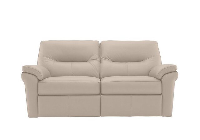 G Plan - Seattle 2.5 Seater Leather Sofa - No Recliner - Cambridge Stone