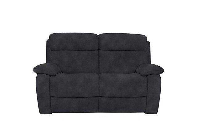 Moreno 2 Seater Fabric Sofa with Power Recliner - Charcoal - Sofas and Armchairs