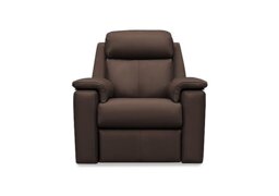 G Plan - Thornbury Leather Chair - Capri Chocolate - Sofas and Armchairs - In Time for Christmas