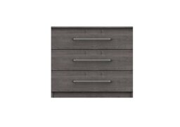 London Bedroomsfriars 3 Drawer Chest - Dark Grey Oak