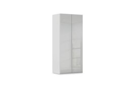 Rauch - Haven 101cm 2 Door Hinged Wardrobe with Glass Doors