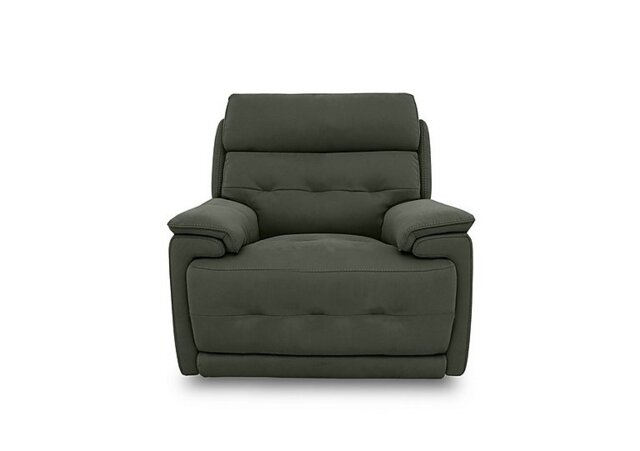 Brescia Fabric Power Recliner Chair with Power Headrest - R352 Forest Green