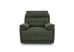 Brescia Fabric Power Recliner Chair with Power Headrest - R352 Forest Green