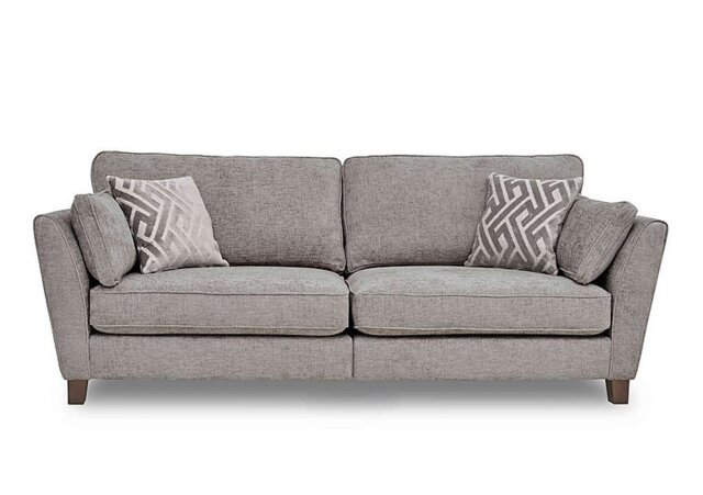 Tabitha 4 Seater Split Frame Sofa - Ivory