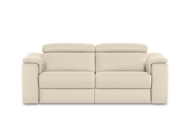 Nicoletti - Canto 3 Seater Leather Recliner Sofa with Headrests and Power Lumbar - Sofas and Armchairs
