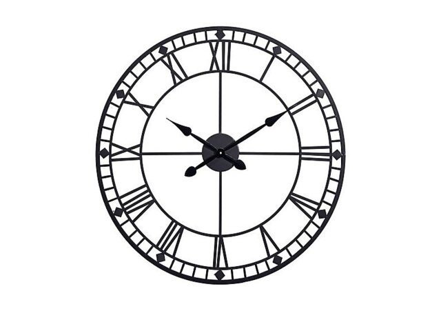Antique Metal Wall Clock