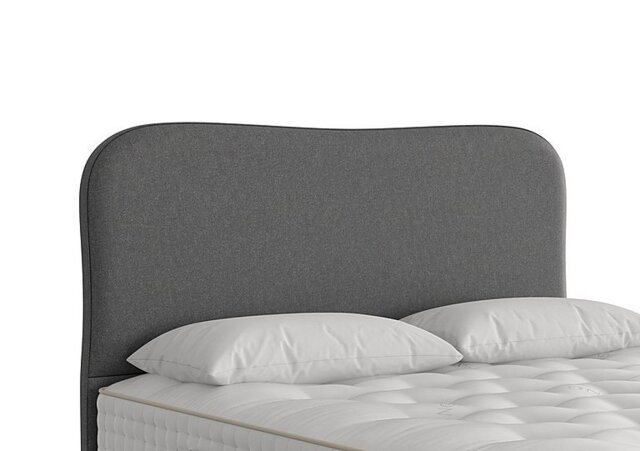 Vispring - Lennox Floor Standing Headboard - King Size - Tweed Charcoal