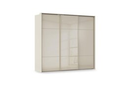 Rauch - Haven 250cm 3 Door Slider Wardrobe with Glass Doors