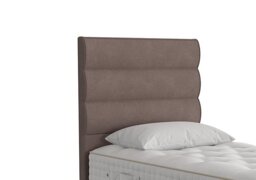 Vispring - Triton Floor Standing Headboard - Single - Faux Suede Mocha