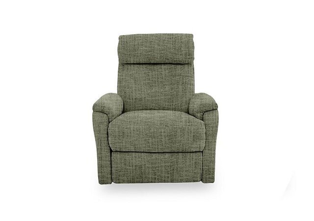 Compact Collection Titch Fabric Power Recliner Chair - Olive Green